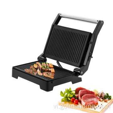 Kiểm soát tự động Nontick Barbaque Grill Toaster Sandwich Make Pannini Bữa sáng Grill Machine Electric Griddle Grill